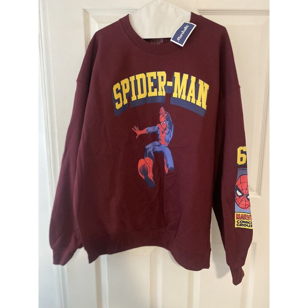 Marvel Comic Group 62 Sweatshirt Mens M Spider-Man Comic Book Spiderman XL